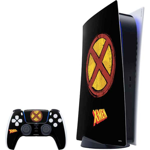 Marvel X-Men Logo PlayStation PS5 Skins
